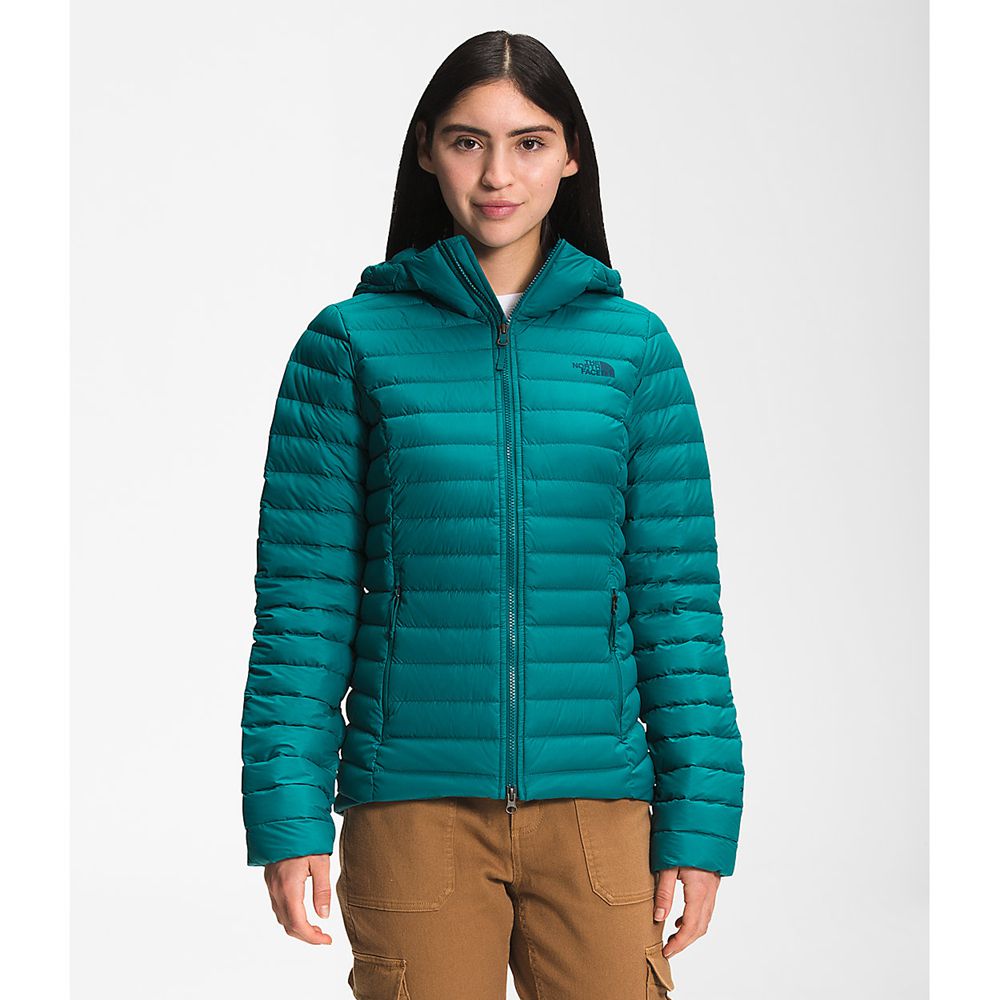 The North Face Hooded Jacket Womens Australia - The North Face Stretch Blue (HDQ-450781)